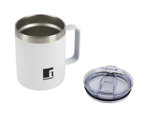 Термокружка Bergner Coffee & tea lovers 350 мл White (BG-37788-WH)