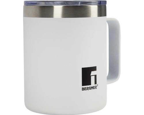 Термокружка Bergner Coffee & tea lovers 350 мл White (BG-37788-WH)