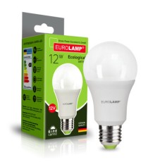 Лампочка Eurolamp А60 12W E27 4000K 12V (LED-A60-12274(12))
