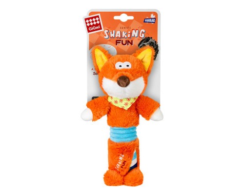 Іграшка для собак GiGwi Shaking Fun Лис з великою пищалкою 32 см (2259)