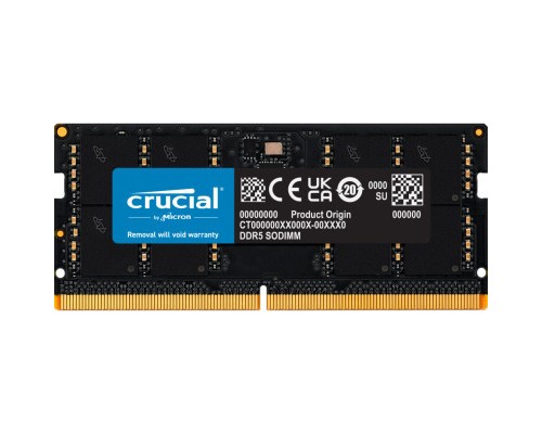 Модуль пам'яті для ноутбука SoDIMM DDR5 8GB 5600 MHz Micron (CT8G56C46S5)