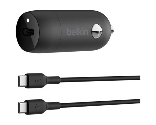 Зарядний пристрій Belkin USB-C 30W PD PPS + cable USB-C 1m (CCA004BT1MBK-B6)