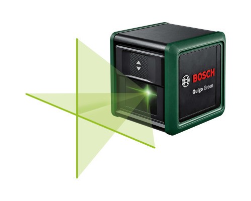 Лазерний нівелір Bosch Quigo Green, до 12м, 0.6мм/м, 1.098кг (0.603.663.C04)