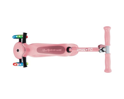 Самокат Globber Go Up Sporty Led пастельно-рожевий (452-710-4)