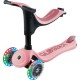 Самокат Globber Go Up Sporty Led пастельно-рожевий (452-710-4)