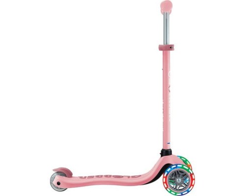 Самокат Globber Go Up Sporty Led пастельно-рожевий (452-710-4)