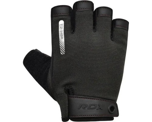 Рукавички для фітнесу RDX T2 Half Brown XL (WGA-T2HBR-XL)