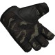 Рукавички для фітнесу RDX T2 Half Brown XL (WGA-T2HBR-XL)