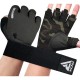 Рукавички для фітнесу RDX T2 Half Brown XL (WGA-T2HBR-XL)
