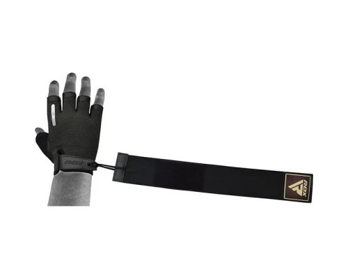 Рукавички для фітнесу RDX T2 Half Brown XL (WGA-T2HBR-XL)