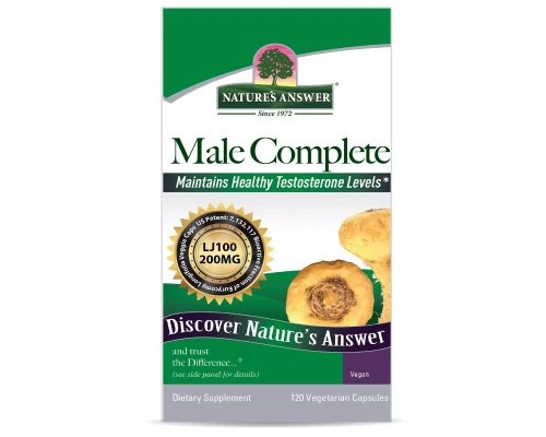Вітамінно-мінеральний комплекс Nature's Answer Чоловіче здоров'я, Male Complete, 120 вегетаріанських капсул (NTA26510)
