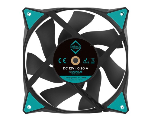 Кулер до корпусу Iceberg Group IceGALE 120mm Black (ICEGALE12-C0A)