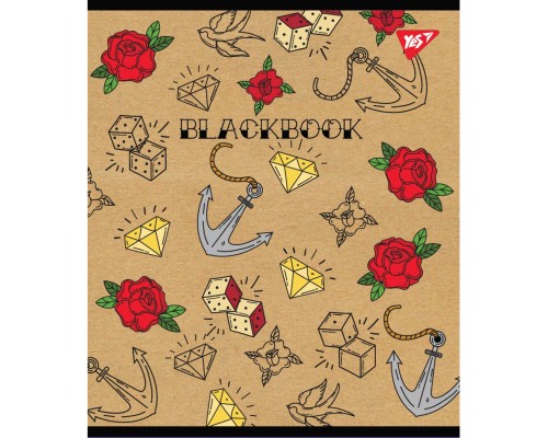 Зошит Yes А5 Tattoo Крафт 18 аркушів клітинка (765086)