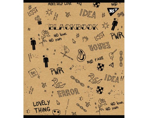 Зошит Yes А5 Tattoo Крафт 18 аркушів клітинка (765086)