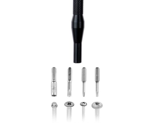 Набір біт Einhell 33шт,HEX, PH, RIBE, SL, Spline, Torx, 28мм, кейс (115010)