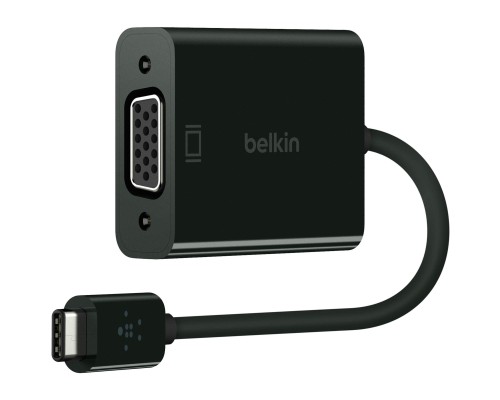 Перехідник USB-C to 2хUSB-C 0.14m (F7U081) Belkin (F2CU037BTBLK)