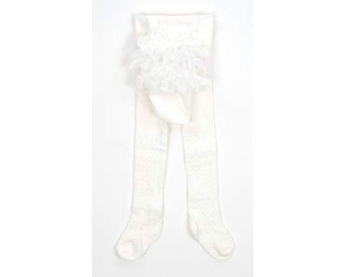 Колготки дитячі Bibaby з рюшем (68154-74G-beige)