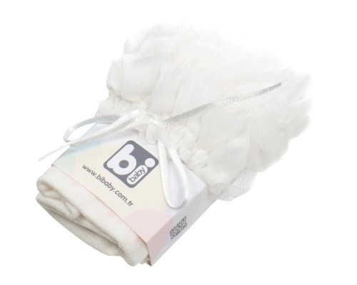 Колготки дитячі Bibaby з рюшем (68154-74G-beige)