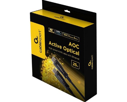 Кабель мультимедійний HDMI to HDMI 25.0m V.2.0, 4K 60Hz Optical Cablexpert (CCBP-HDMI-AOC-25M)