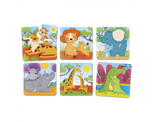 Розвиваюча іграшка Lisciani Машинка та головоломка Слоненя (6337741)