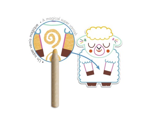 Набір для творчості Djeco Малювання Свійські тварини (DJ00061)