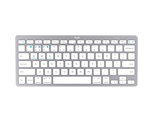 Клавіатура Trust Basics Bluetooth UA White (25486)