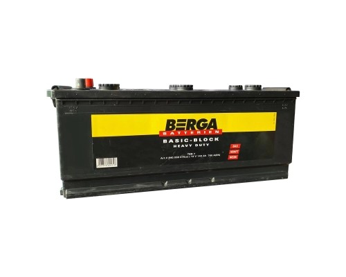 Акумулятор автомобільний Berga Truck Basicblock 140Ah бокова(+/-) (760EN) (6400360767902)