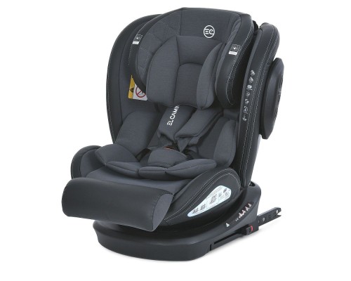Автокрісло El Camino EVOLUTION 2 360 ISOFIX (0-36кг) (melange gray) (ME 1045 melange gray)