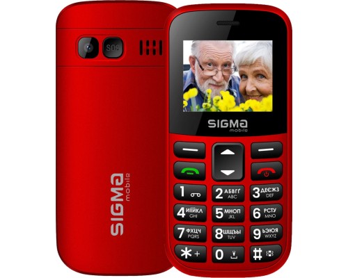 Мобільний телефон Sigma Comfort 50 EASY TYPE-C Red (4827798585221)