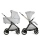 Коляска Chicco 2 в 1 Bellagio світло сіра (2900990878024) (87136.40.01)