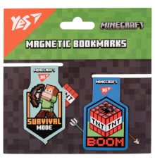 Закладки для книг Yes магнітні Minecraft Steve 2 шт (708103)