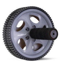 Ролик для преса PowerPlay Exercise Wheel Сірий (PP_4345)