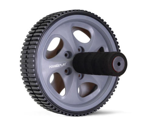 Ролик для преса PowerPlay Exercise Wheel Сірий (PP_4345)
