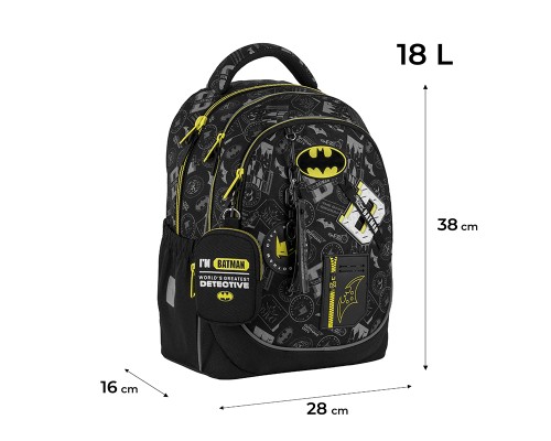 Рюкзак шкільний Kite Education 700 DC Batman (DC25-700M)