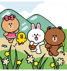 Картина по номерам Santi Лайн Френдс Подорож Чоко Саллі Коні та Брауна 25х25см (955371)