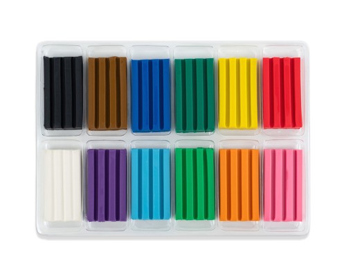 Пластилін Kite Hello Kitty восковий, 12 кольорів, 240 г (HK25-1086)