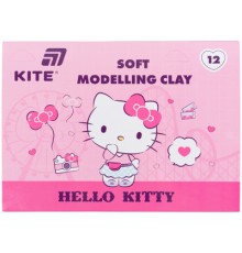 Пластилін Kite Hello Kitty восковий, 12 кольорів, 240 г (HK25-1086)