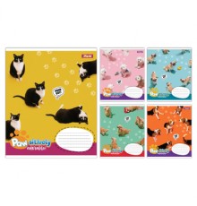 Зошит 1 вересня Pawsitively А5 12 аркушів коса лінія (768237)