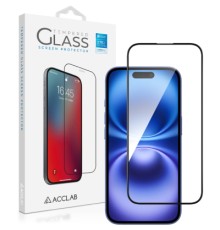 Скло захисне ACCLAB Full Glue Apple iPhone 16 Plus Black (1283126593260)