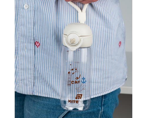 Поїльник-непроливайка Kite 480 мл, біла (K25-1236-1)