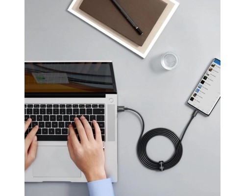 Дата кабель USB 2.0 AM to USB-C 1.0m Superior Fast Charging 60W black Baseus (CAYS000901)