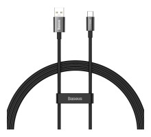 Дата кабель USB 2.0 AM to USB-C 1.0m Superior Fast Charging 60W black Baseus (CAYS000901)