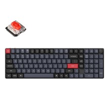 Клавіатура Keychron K17 PRO Gateron MX 2.0 Red White Led QMK Wireless/Bluetooth/USB-А UA Black (K17P-A1-UA)