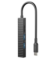 Концентратор XO USB-C 4-in-1 порти XO HUB014B.black (HUB014B.black)