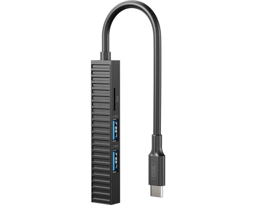 Концентратор XO USB-C 4-in-1 порти XO HUB014B.black (HUB014B.black)