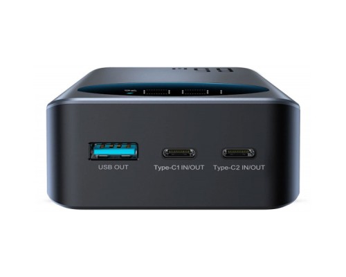 Батарея універсальна JOYROOM 30000mAh 65W PD, QC/3.0, USB-A, 2xUSB-C In/Out, Black (JR-PBF05)