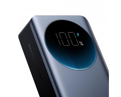 Батарея універсальна JOYROOM 30000mAh 65W PD, QC/3.0, USB-A, 2xUSB-C In/Out, Black (JR-PBF05)