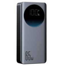 Батарея універсальна JOYROOM 30000mAh 65W PD, QC/3.0, USB-A, 2xUSB-C In/Out, Black (JR-PBF05)