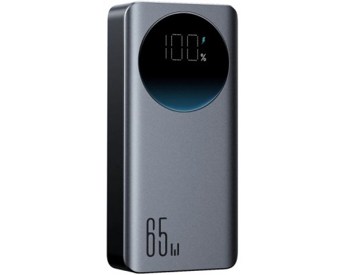 Батарея універсальна JOYROOM 30000mAh 65W PD, QC/3.0, USB-A, 2xUSB-C In/Out, Black (JR-PBF05)