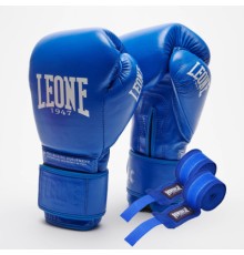 Боксерські рукавички Leone GN111 The Greatest Blue 10 унцій (GN111_Blue_10oz)